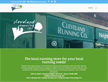 Tablet Screenshot of clevelandrunning.com
